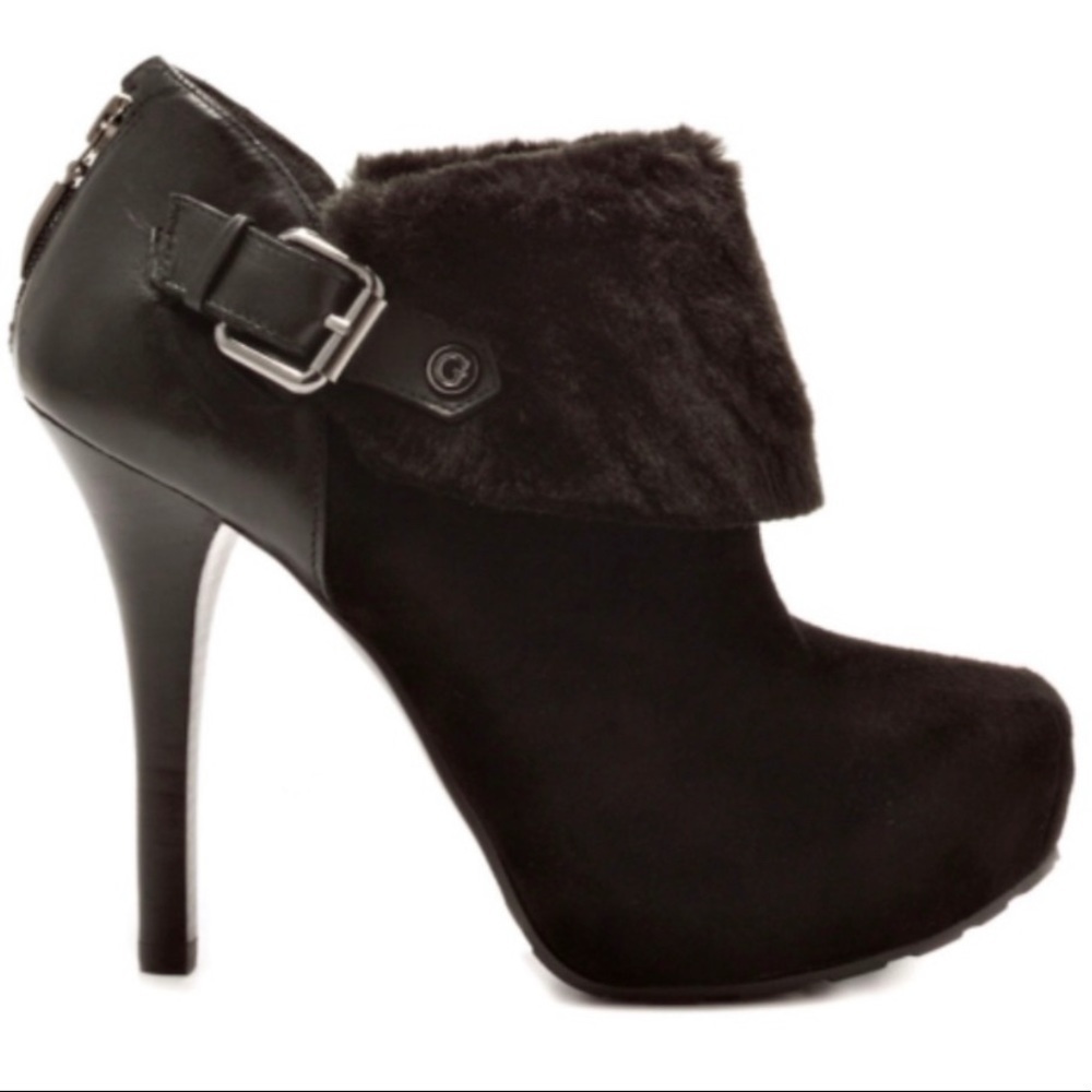Guess Shoes‎ Oleta Booties Dark Brown Suede, Size 7